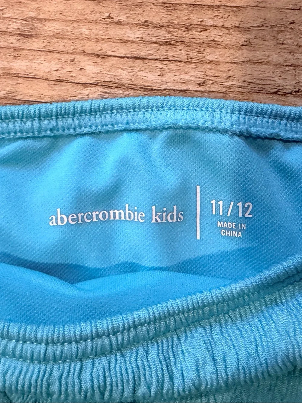 abercrombie kids Aqua Textured Two-Piece Bikini